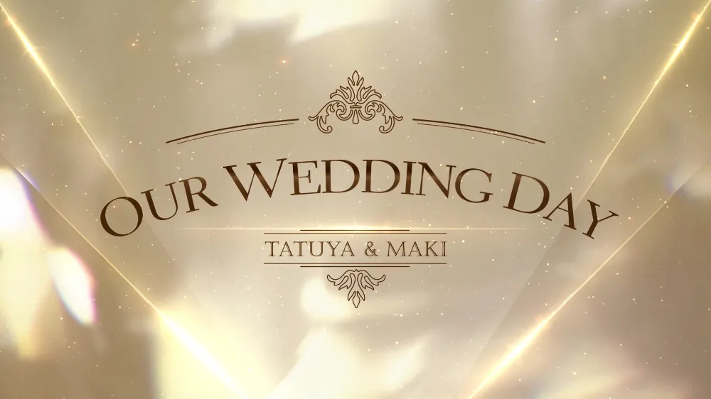 結婚式オープニングムービー【エレガント】