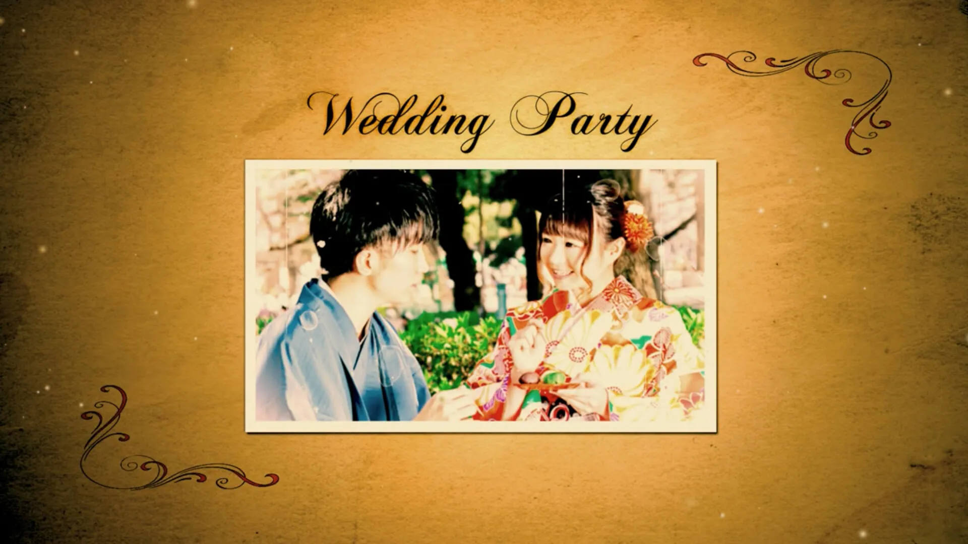 結婚式プロフィールムービー